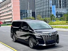 2021 Toyota Alphard Hybrid 2.5L Premium, чёрный — фото 3