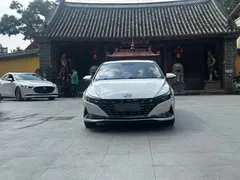2022 Hyundai Elantra 1.5L CVT GLX Elite, белый — фото 3