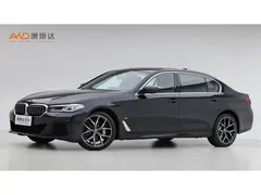 2021 BMW 5 Series 5 530Li M, чёрный — фото 1
