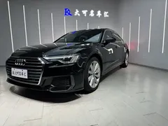 2021 Audi A6L 45 TFSI, чёрный — фото 1