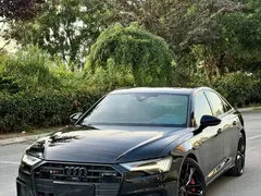 2023 Audi S6 2.9T, чёрный — фото 1