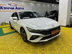 2023 Hyundai Elantra 1.5L CVT GLX Elite, белый — фото 3