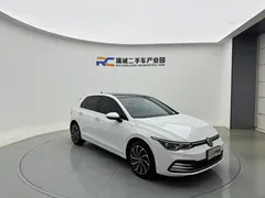 2021 Volkswagen Golf 280TSI DSG Pro, белый — фото 2