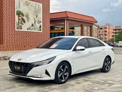 2022 Hyundai Elantra 1.5L CVT LUX Premium, белый — фото 1