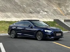2021 Audi A5 Sportback 40 TFSI quattro, синий — фото 3