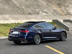 2021 Audi A5 Sportback 40 TFSI quattro, синий — фото 7