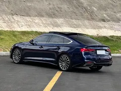 2021 Audi A5 Sportback 40 TFSI quattro, синий — фото 9