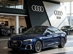 2021 Audi A5 Sportback 40 TFSI quattro, синий — фото 1