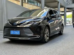 赛那SIENNA 2023款 2.5L混动 尊贵版, чёрный — фото 2