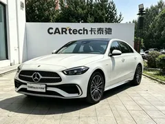 2023 Mercedes-Benz C-Class C 260 L, белый — фото 1