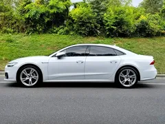 2022 Audi A7L A7 L 45 TFSI S-line, белый — фото 4