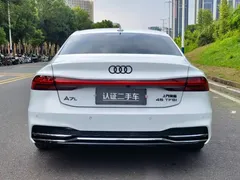 2022 Audi A7L A7 L 45 TFSI S-line, белый — фото 6
