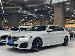 2021 BMW 5 Series 5 530Li xDrive M, белый — фото 1