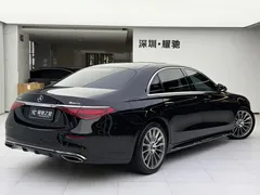 2021 Mercedes-Benz S-Class S 450 L 4MATIC, чёрный — фото 9
