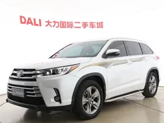 2021 Toyota Highlander 2.0T 4WD Luxury 7, белый — фото 1