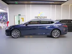 2021 Lexus ES 300h, синий — фото 4