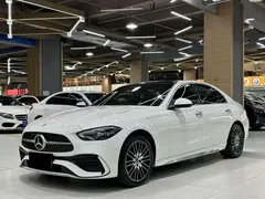 2022 Mercedes-Benz C-Class C 260 L Sport, белый — фото 1