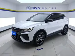 2021 Geely Coolray 1.4T DCT Diamond, белый — фото 1