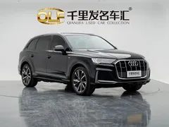 2021 Audi Q7 55 TFSI quattro S line, чёрный — фото 5