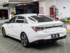 2022 Hyundai Elantra 1.5L CVT LUX Premium, белый — фото 19
