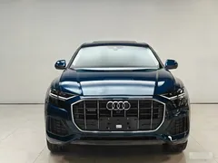 2021 Audi Q8 45 TFSI, синий — фото 2