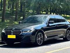 2022 BMW 5 Series 5 530Li xDrive M, чёрный — фото 1