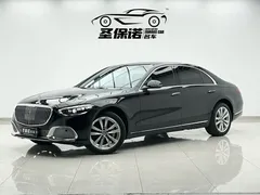 2022 Mercedes-Benz S-Class S 400 L, чёрный — фото 1