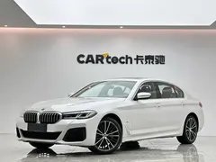 2021 BMW 5 Series 5 530Li xDrive M, белый — фото 1