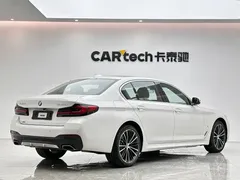 2021 BMW 5 Series 5 530Li xDrive M, белый — фото 5