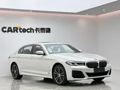 2021 BMW 5 Series 5 530Li xDrive M, белый — фото 6