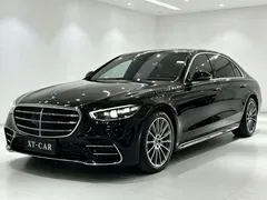 2022 Mercedes-Benz S-Class S 450 L 4MATIC, чёрный — фото 1