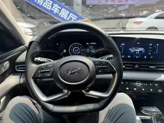 2022 Hyundai Elantra 1.5L CVT LUX Premium, белый — фото 13
