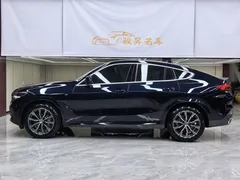 2021 BMW X6 M, чёрный — фото 7
