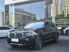2022 BMW X3, чёрный — фото 1