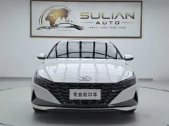 2022 Hyundai Elantra 1.5L CVT LUX Premium, белый — фото 2