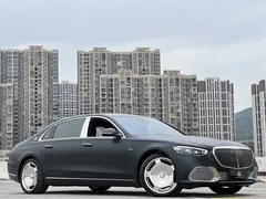 2022 Mercedes-Benz Maybach S-Class S 680 4MATIC, чёрный — фото 4