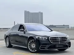 2021 Mercedes-Benz S-Class S 500 L 4MATIC, чёрный — фото 4