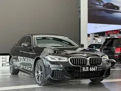 2021 BMW 5 Series 530Li Leading M Sport Package, чёрный — фото 3