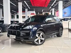2020 Porsche Cayenne S 2.9T, синий — фото 1