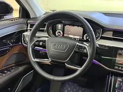 2021 Audi A8L 60 TFSI quattro, чёрный — фото 5