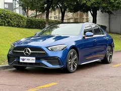 2023 Mercedes-Benz C-Class C 350 eL, синий — фото 1