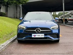 2023 Mercedes-Benz C-Class C 350 eL, синий — фото 2