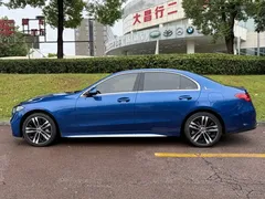 2023 Mercedes-Benz C-Class C 350 eL, синий — фото 3