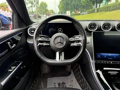 2023 Mercedes-Benz C-Class C 350 eL, синий — фото 14
