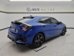 2021 Honda Civic HATCHBACK 220TURBO CVT, синий — фото 3