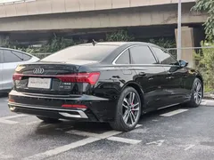 2022 Audi A6L 40 TFSI, чёрный — фото 4
