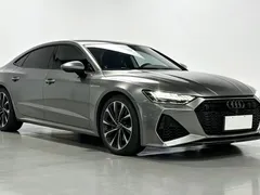 2022 Audi A7L A7 L 55 TFSI quattro S-line, синий — фото 3