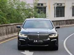 2021 BMW 7 Series 7 740Li xDrive M, чёрный — фото 2