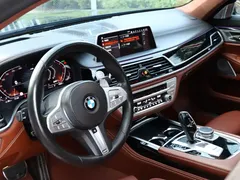 2021 BMW 7 Series 7 740Li xDrive M, чёрный — фото 13