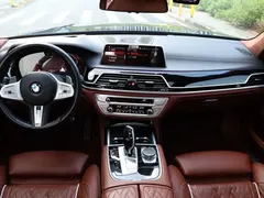 2021 BMW 7 Series 7 740Li xDrive M, чёрный — фото 14